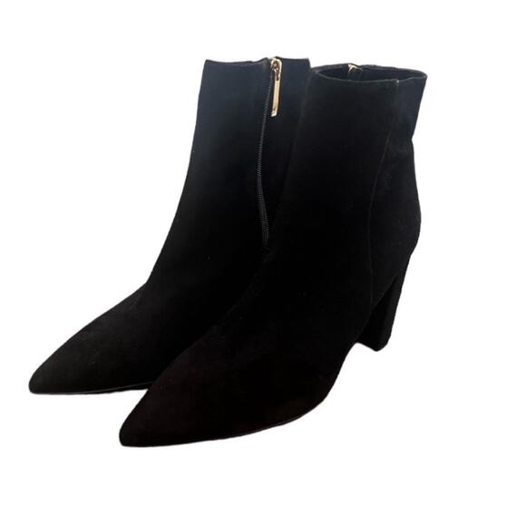 NWOT L’Agence Galena Black Suede Bootie - Sz EU41/US11 - Picture 5 of 8